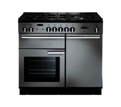 RANGEMASTER  Professional 100 Dual Fuel Range Cooker - Stainless Steel